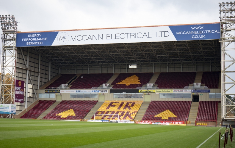 McCann Electrical sponsor south stand