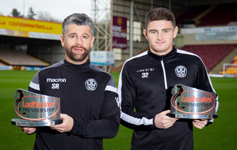 Awards double for Robinson and Hastie