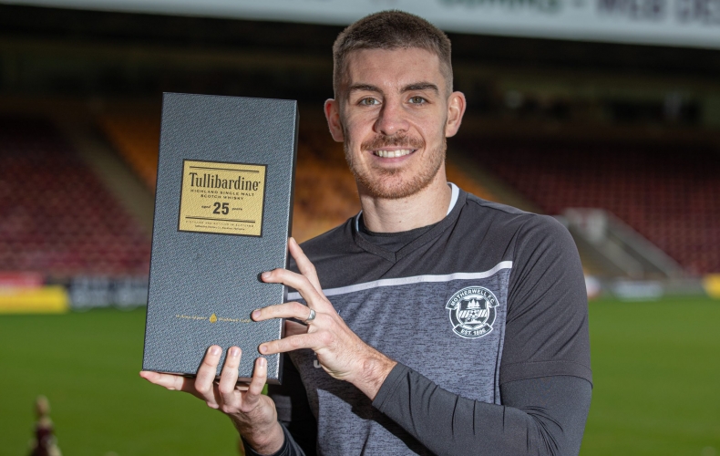 Declan Gallagher is Tullibardine player of the month