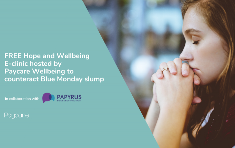 Paycare’s hope and wellbeing e-clinic to counteract Blue Monday slump