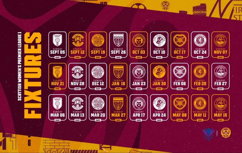 Motherwell fixtures revealed for 2021/22 SWPL1 season