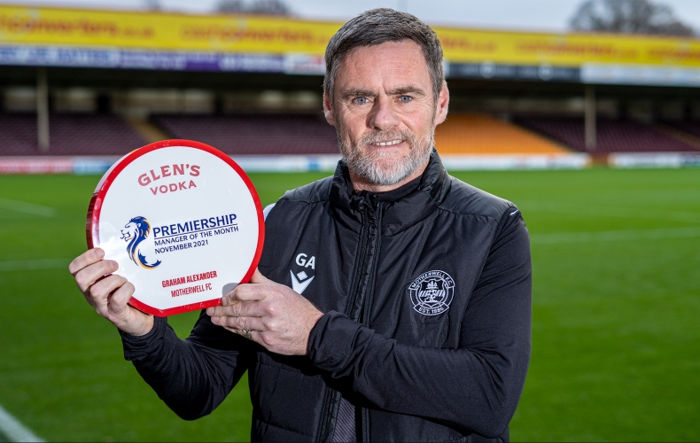 Graham Alexander named manager of the month