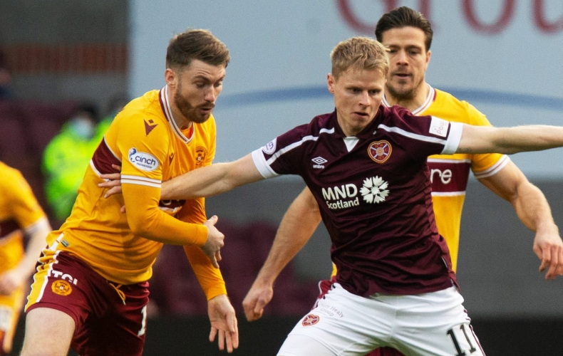 Hearts 2-0 Motherwell