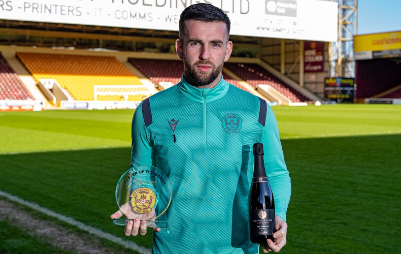 Liam Kelly named February player of the month