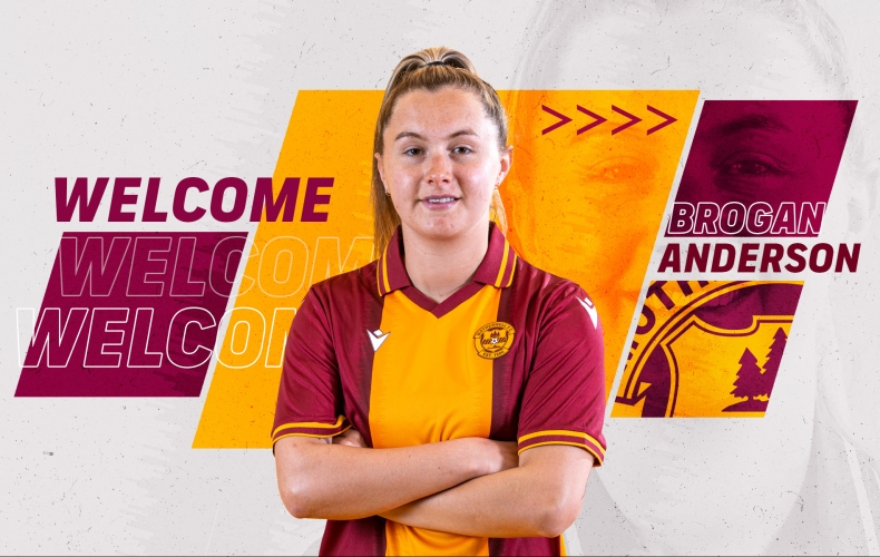 Brogan Anderson signs for Motherwell