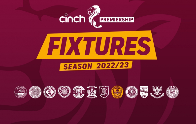 2022/23 cinch Premiership fixtures announced