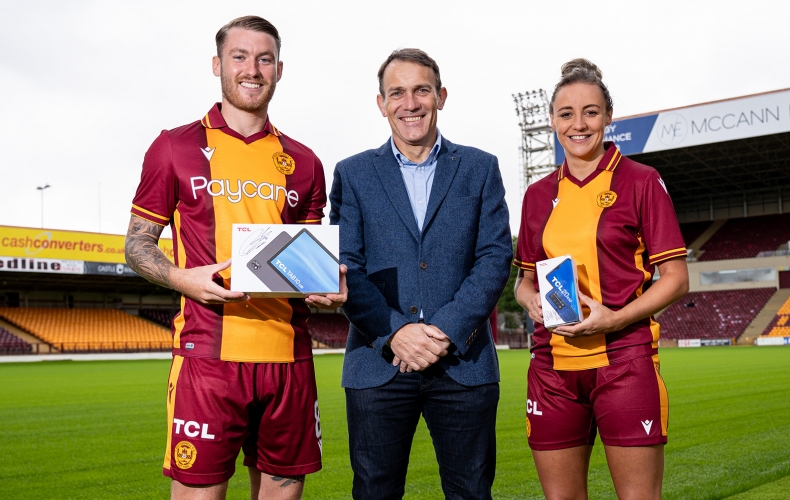 TCL named as the Official Handset Sponsor of Motherwell FC