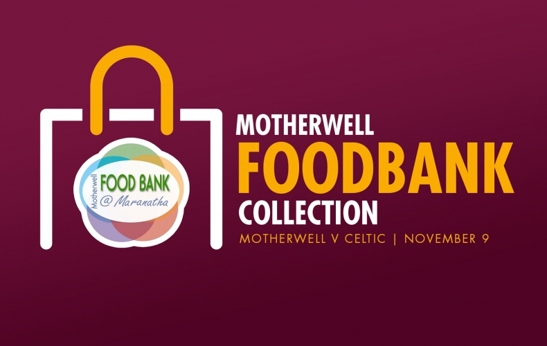 Contribute to our food bank collection at Celtic match