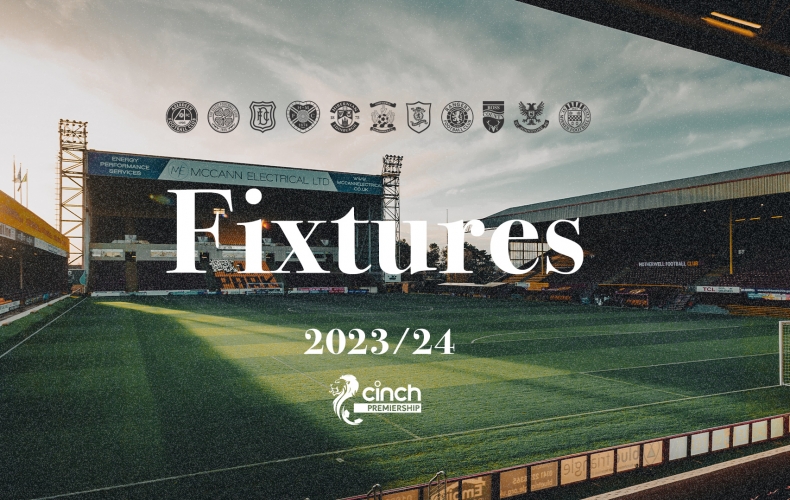 23/24 cinch premiership Fixtures revealed
