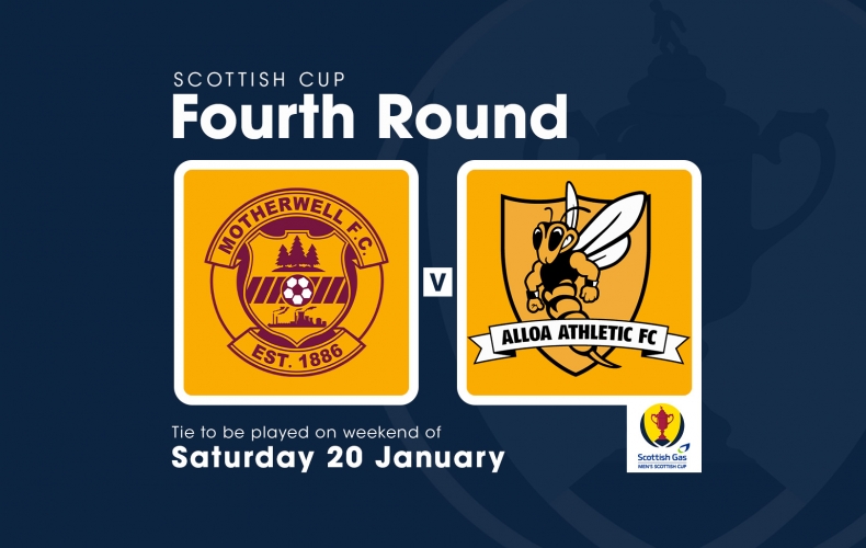 Alloa named Scottish Cup fourth round opponents