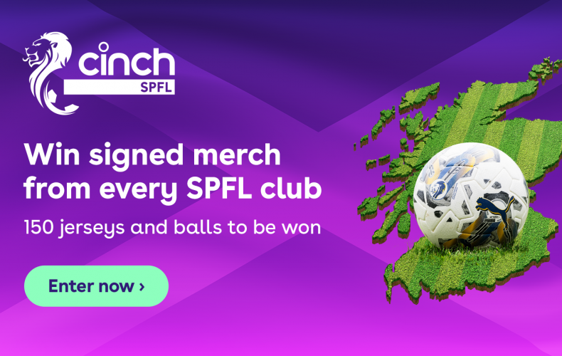Win a signed jersey and ball from your favourite SPFL club