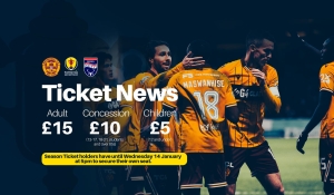 Ross County Scottish Cup ticket details