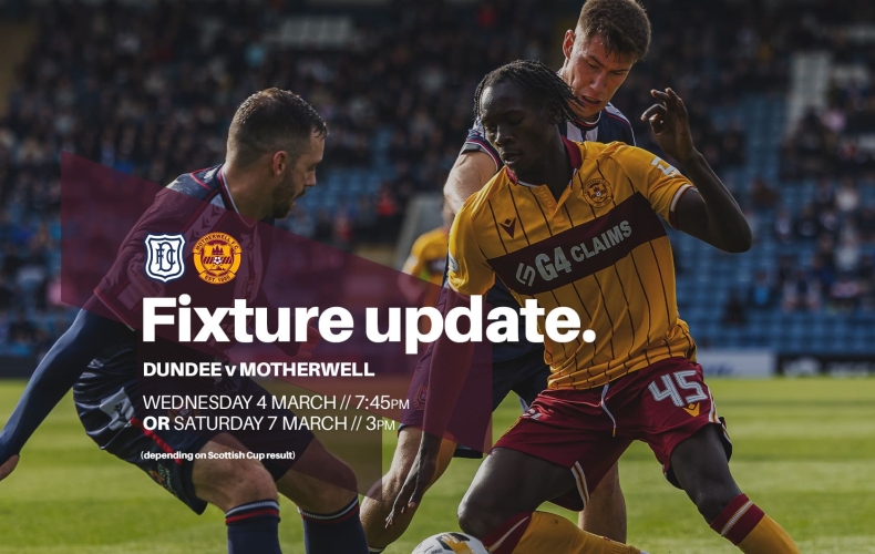 Postponed Dundee Fixture Update