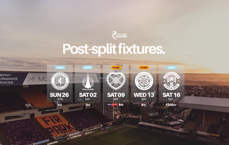 Post-Split Fixtures Confirmed