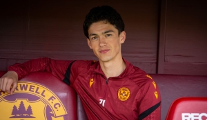 Elijah Just ahead of Hearts