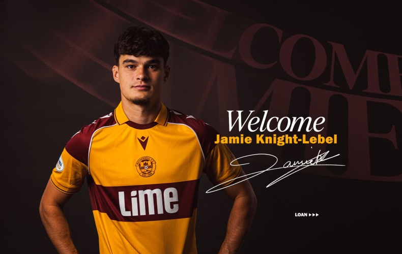 Jamie Knight-Lebel arrives for 26/27