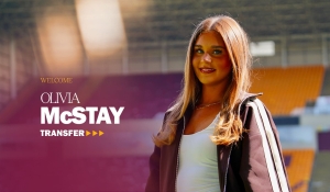 Olivia McStay is claret and amber