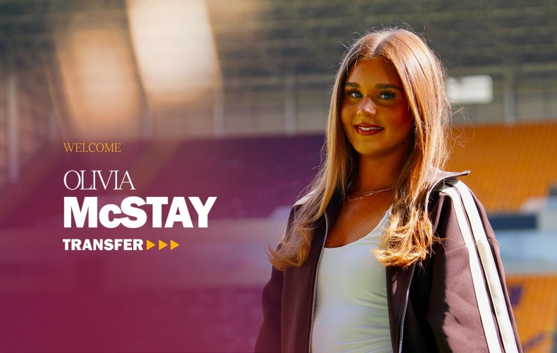 Olivia McStay is claret and amber