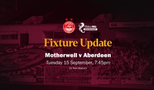 Aberdeen fixture update