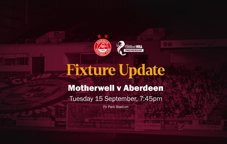 Aberdeen fixture update