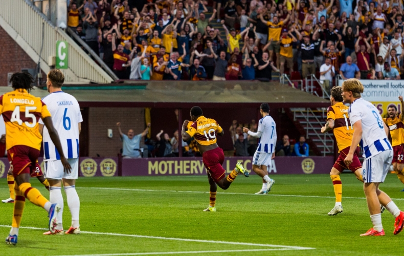 Motherwell 2-0 HJK Helsinki (3-1 Agg)