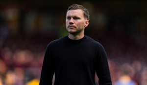 Alfred Johansson reacts to Falkirk point