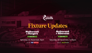 November fixture update