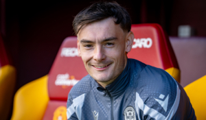 Dylan Levitt ahead of Celtic